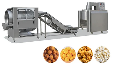 Automatisk industriell popcorn popcornmaskin
